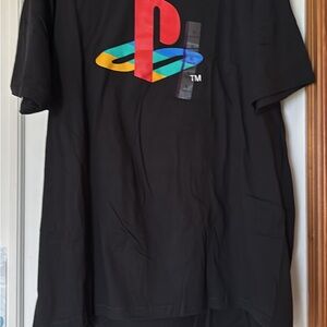 Sony Black T-Shirt with Multicolor Logo